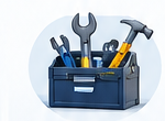Boîte à outils pour petits travaux et maintenance
